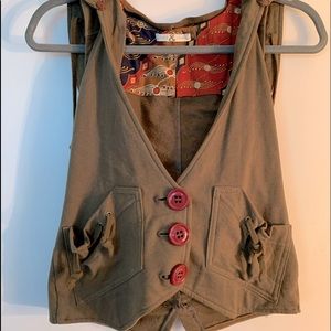 Vintage Hooded Vest